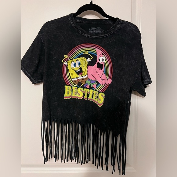 Nickelodeon SpongeBob crop top size medium - Picture 1 of 7